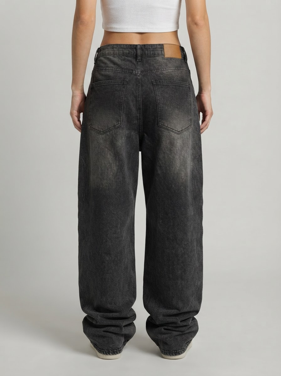 Super Baggy Washed Jeans