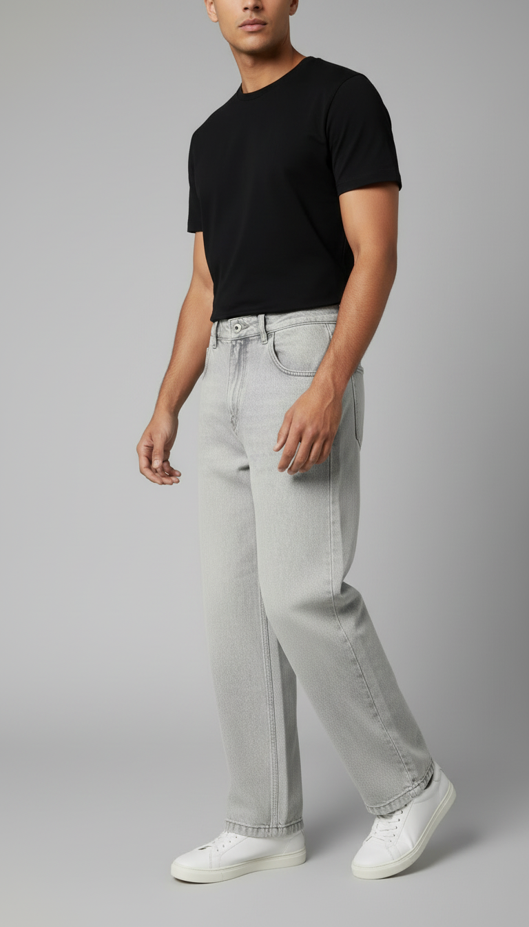 Ice Fade Baggy Jeans