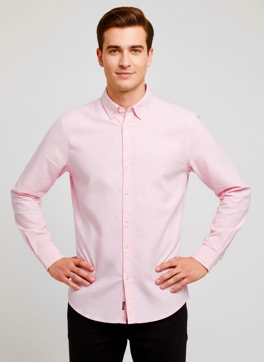 Premium Baby Pink Casual Shirt