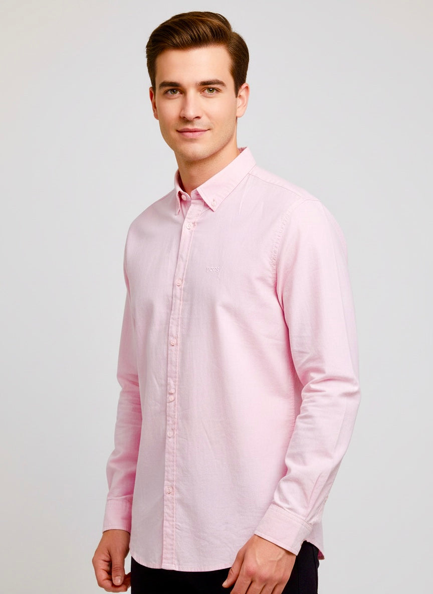 Premium Baby Pink Casual Shirt
