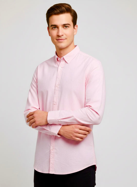 Premium Baby Pink Casual Shirt