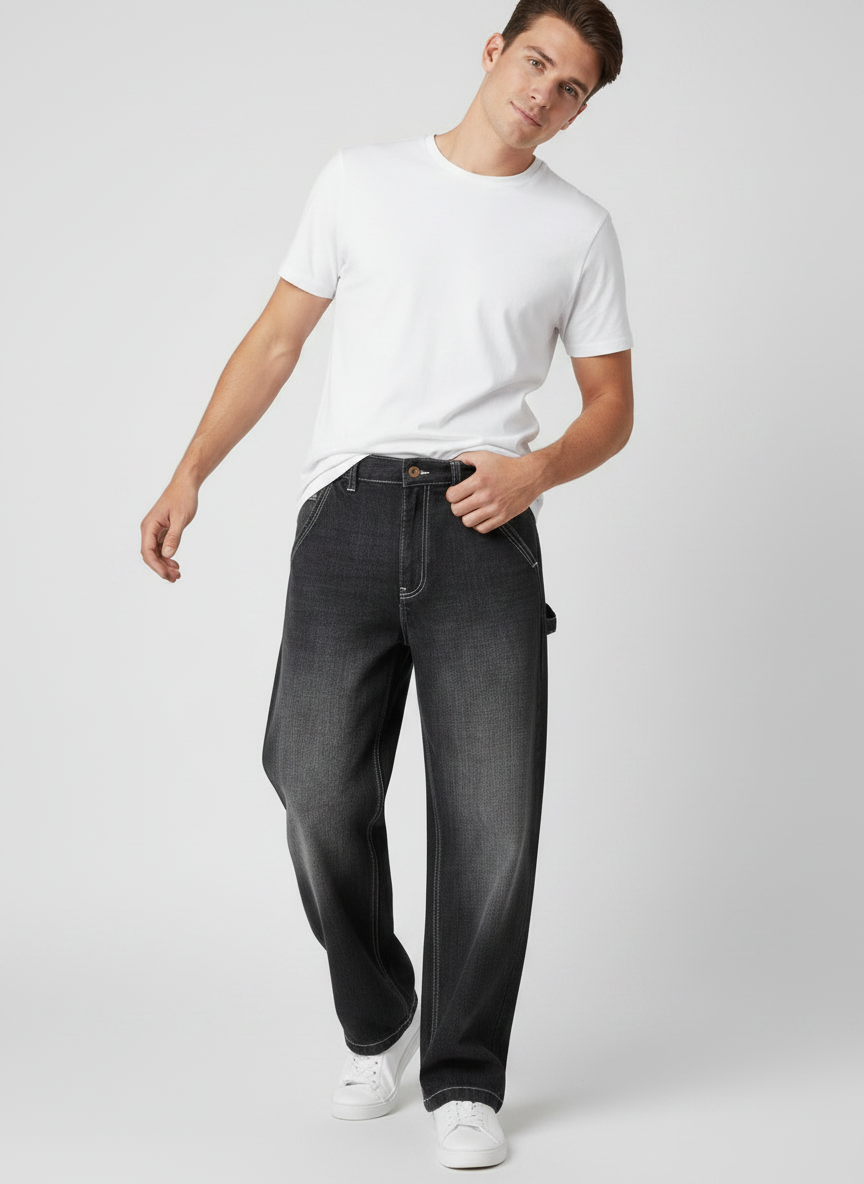 Dark Fade Baggy Jeans