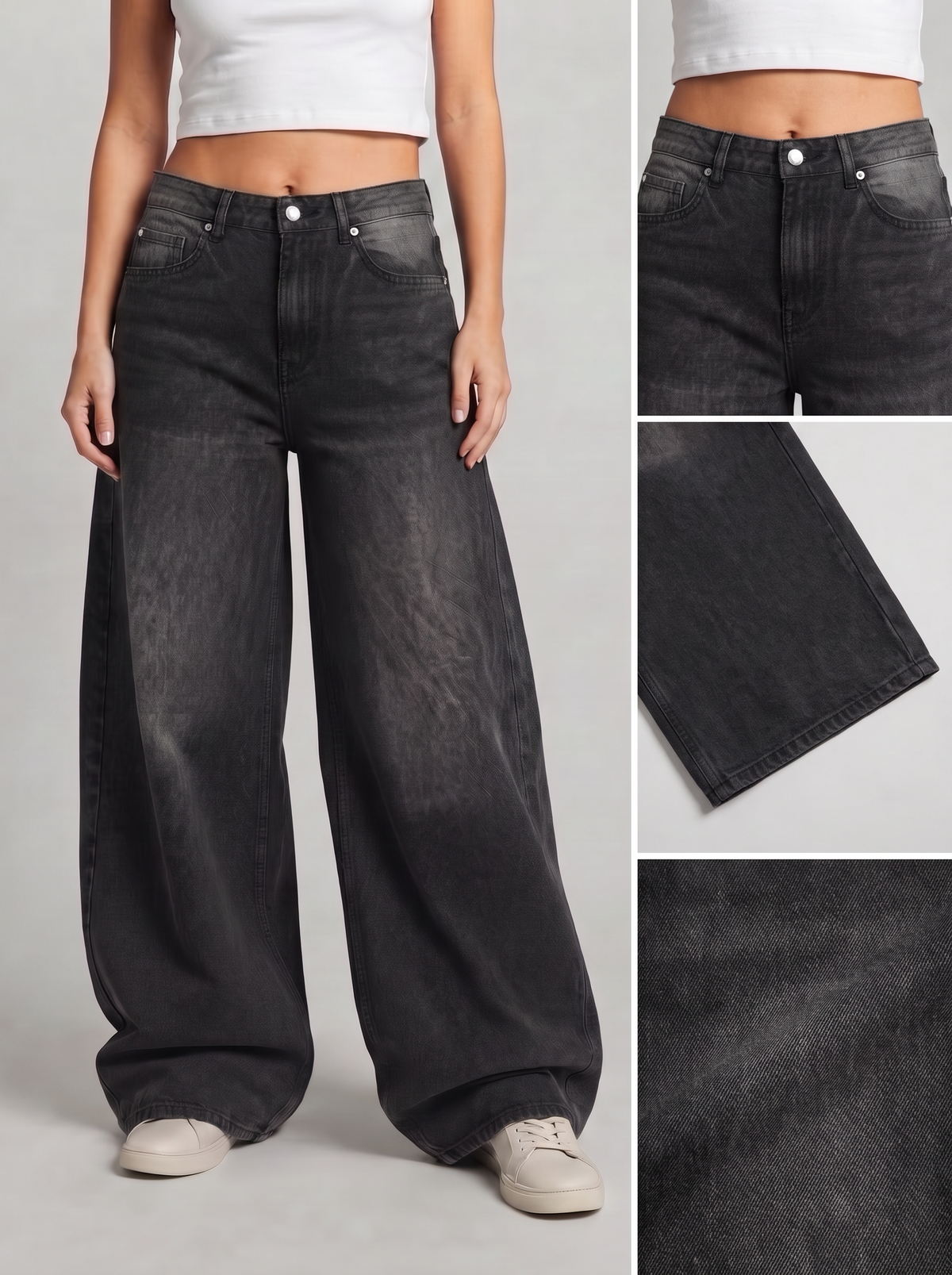 Super Baggy Washed Jeans