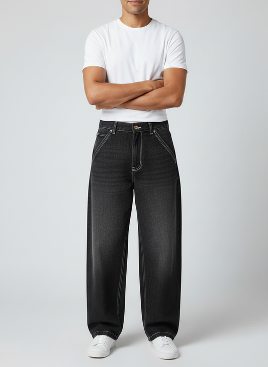 Dark Fade Baggy Jeans